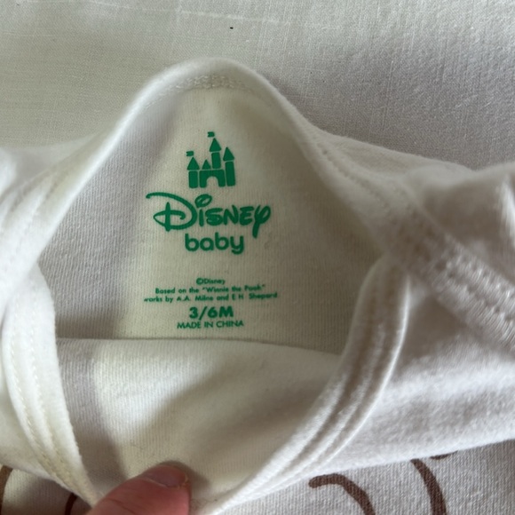 Disney Baby - Winnie the Pooh Cream and Yellow Baby Bodysuit Set - Picture 3 of 7